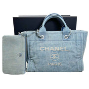 Chanel Small Denim Deauville Tote - Jiaxyk